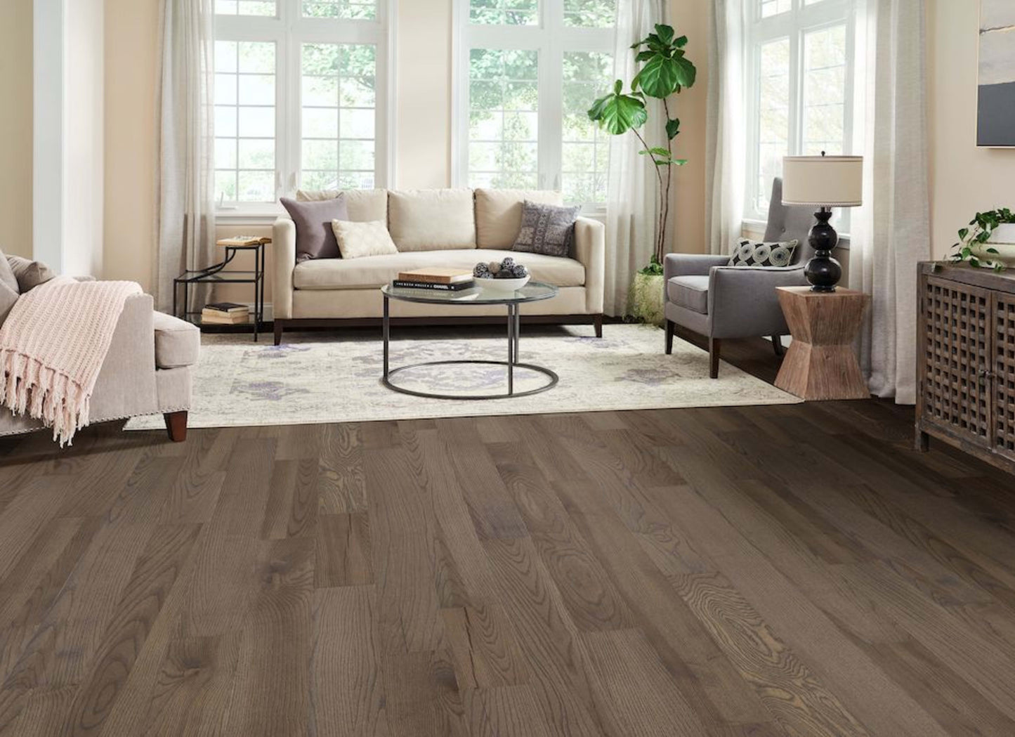 Standing Timbers Ash Engineered in Mountainside Taupe 6-1/2"