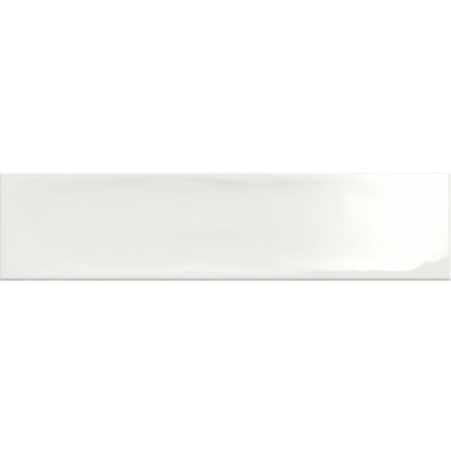 Cosmopolitan Collection - Plain in Vanilla 4x16 Glass Tile