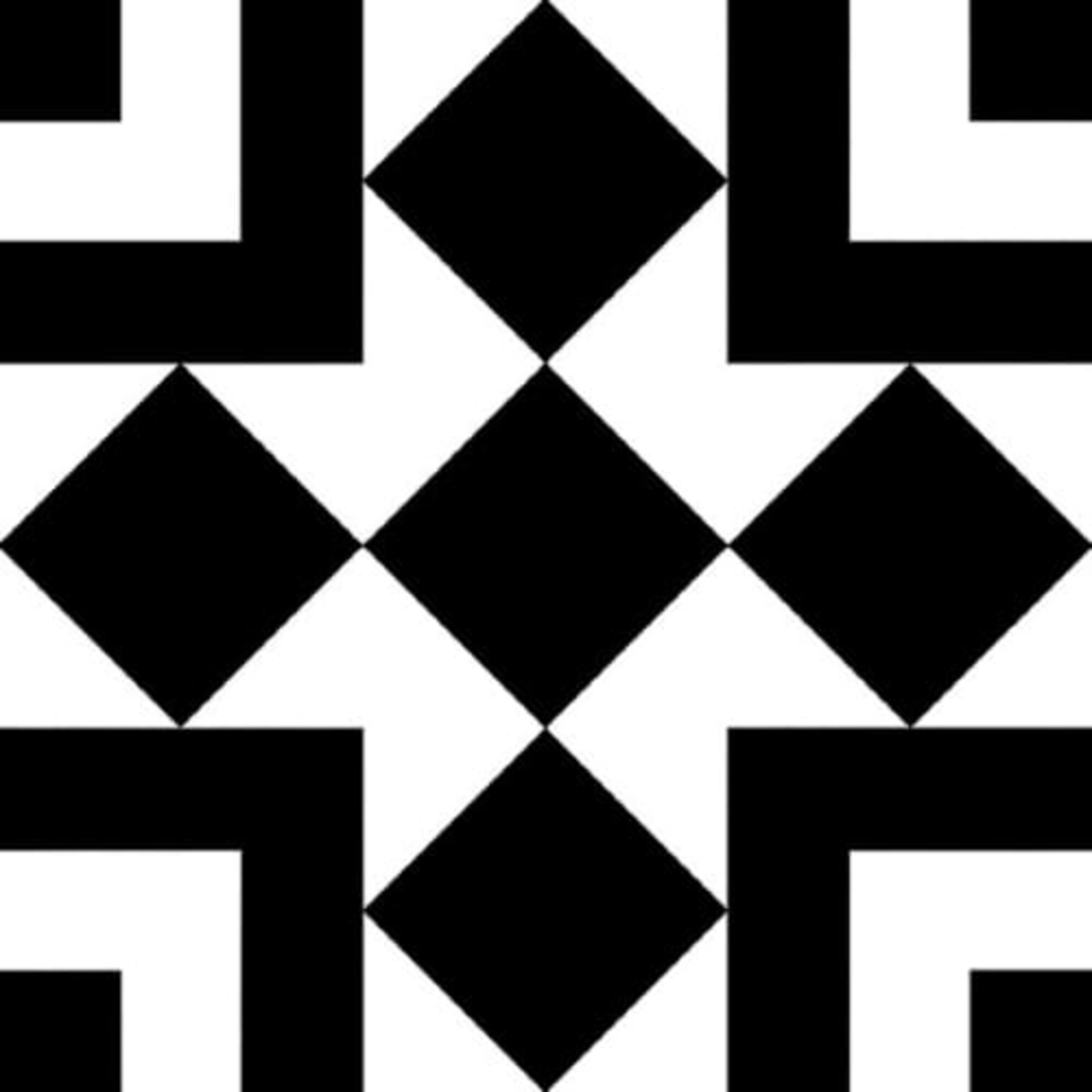 Retro Neuve in Checker Blocks Tile