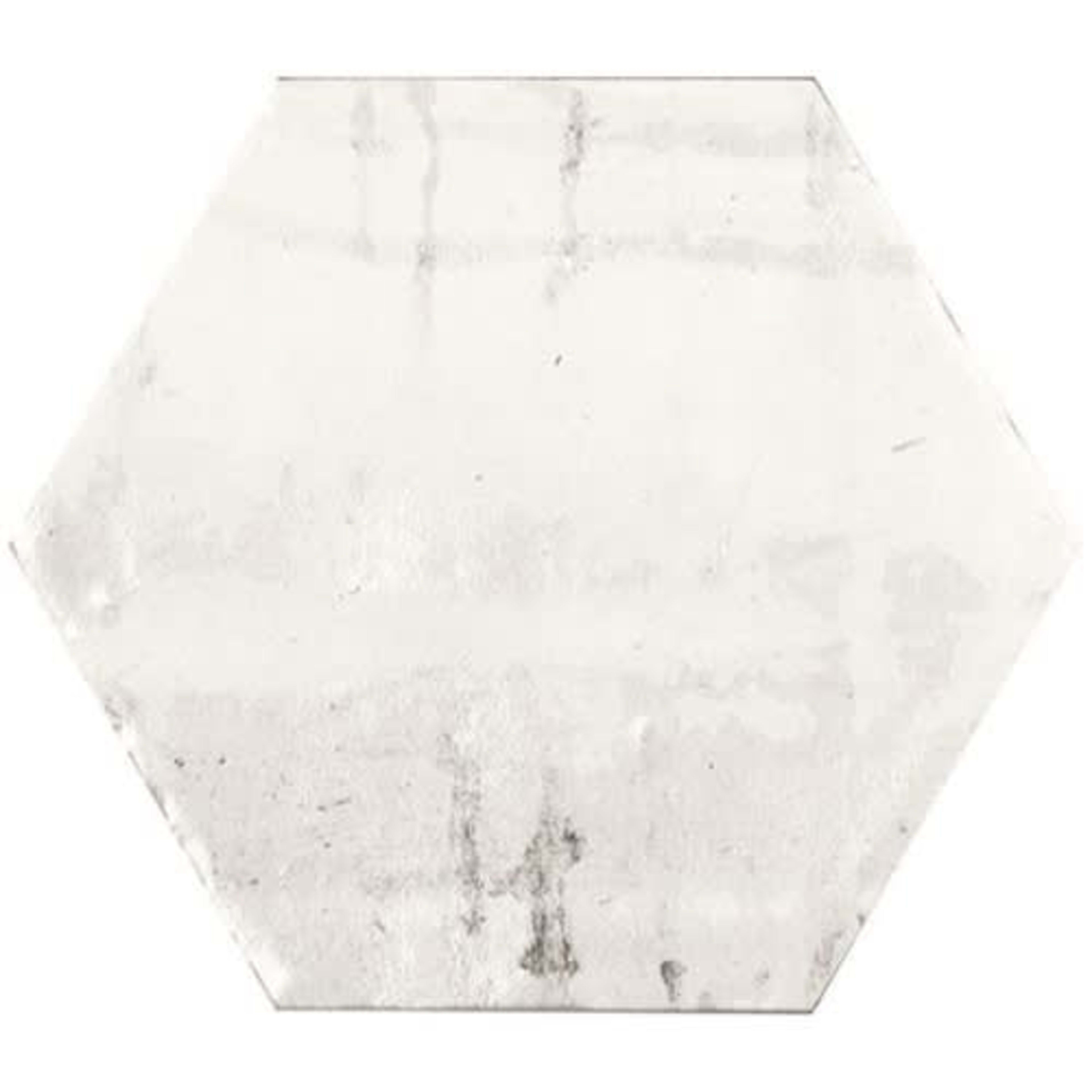 Princeton Glaze in Linen Fresh Hexagon Porcelain Tile
