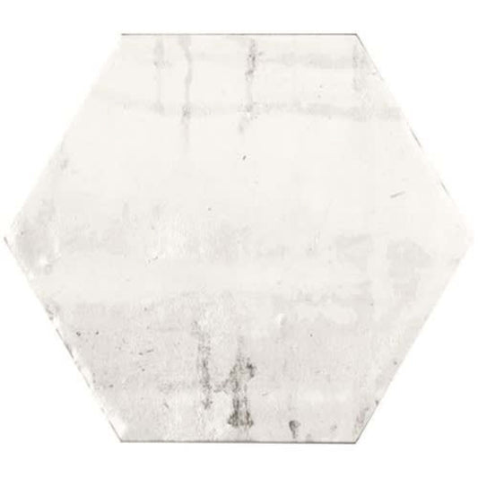 Princeton Glaze in Linen Fresh Hexagon Porcelain Tile