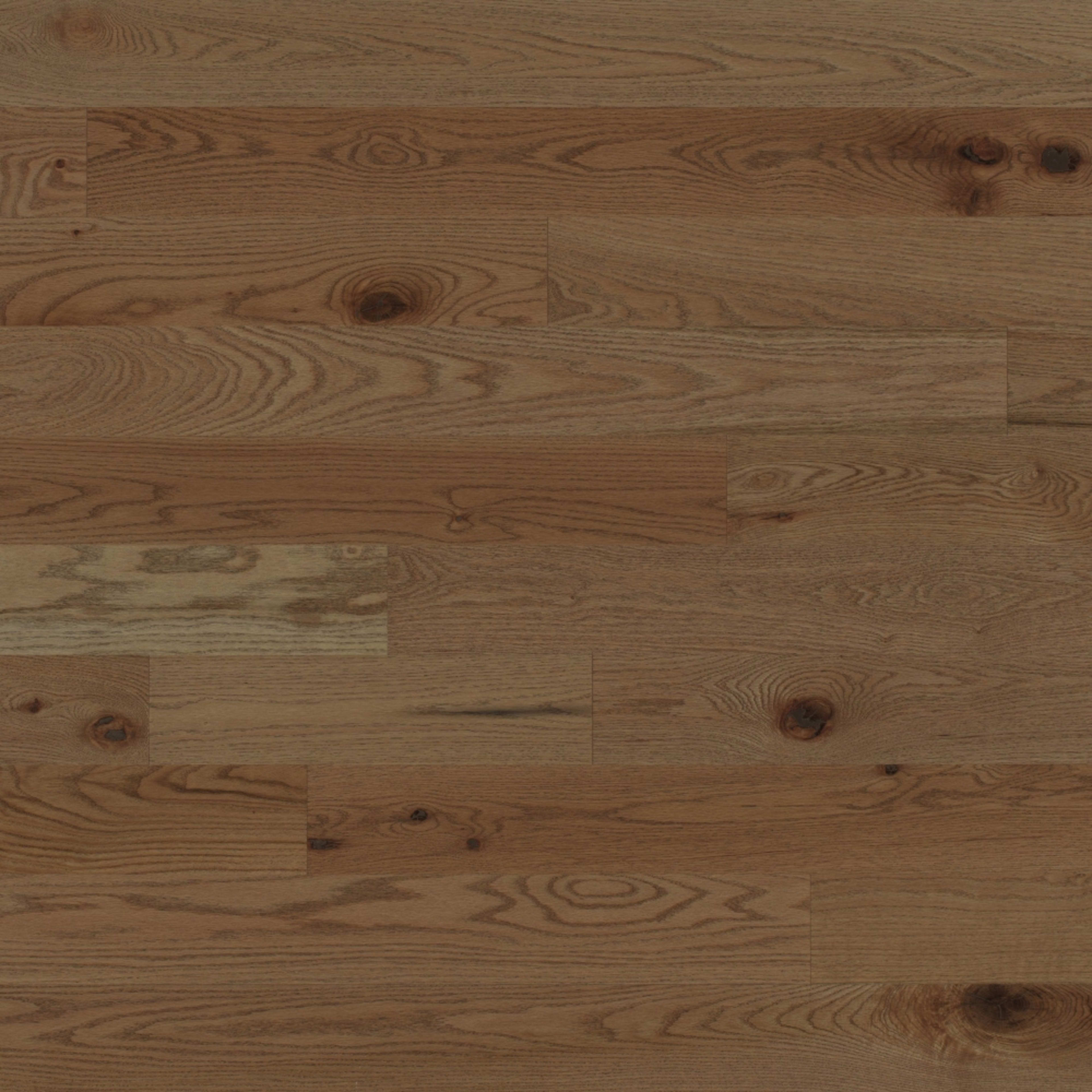 Escape Engineered - Red Oak in Carmel - 5" Hardwood